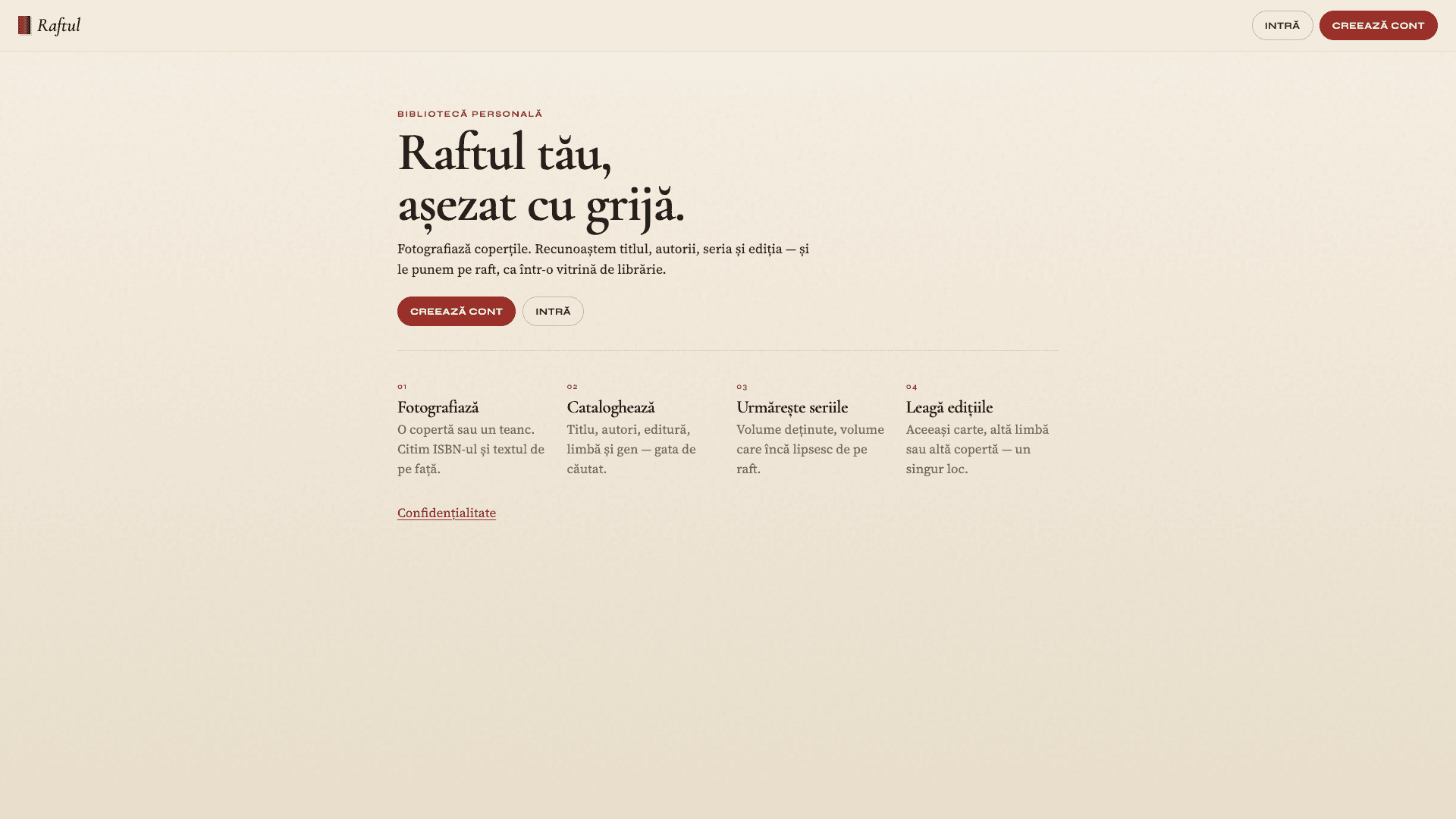 Captură ecran Raftul — imagine 2