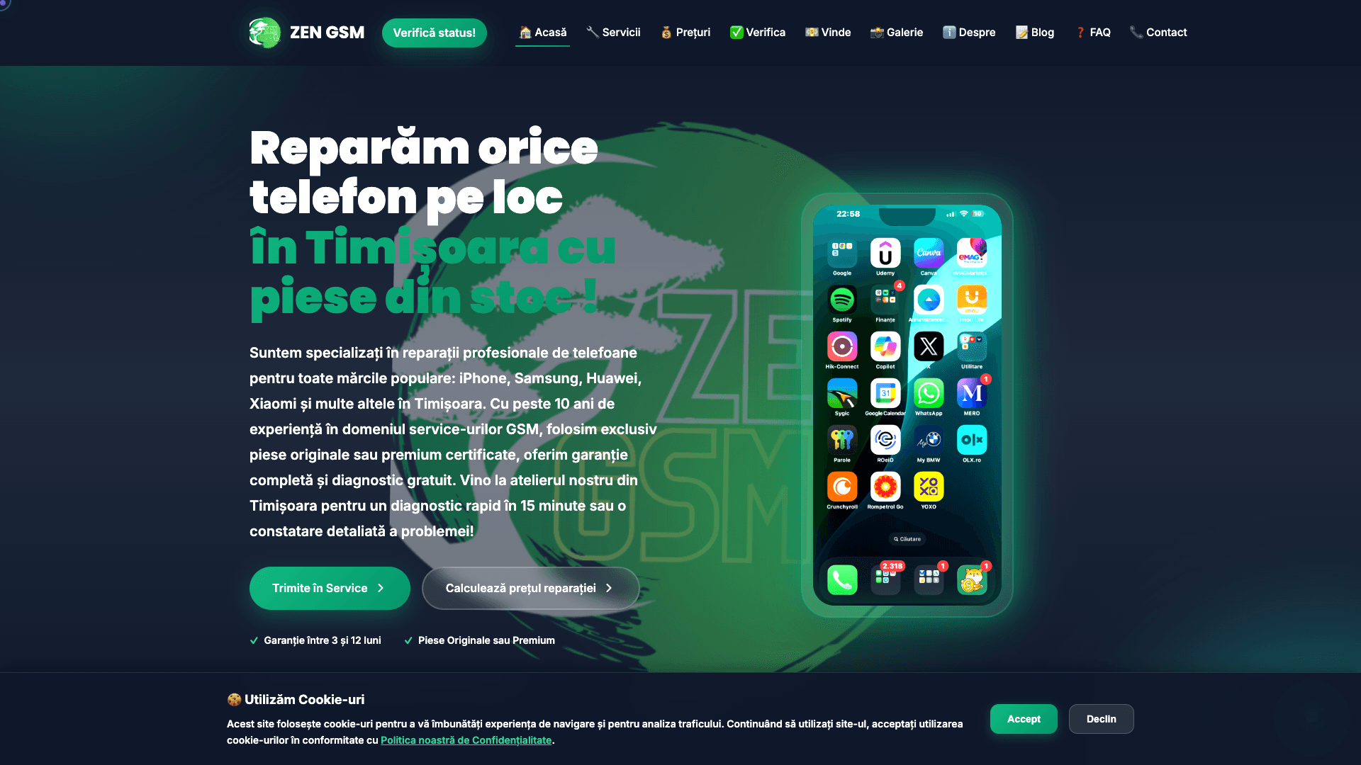 Site-uri de prezentare — Zen GSM