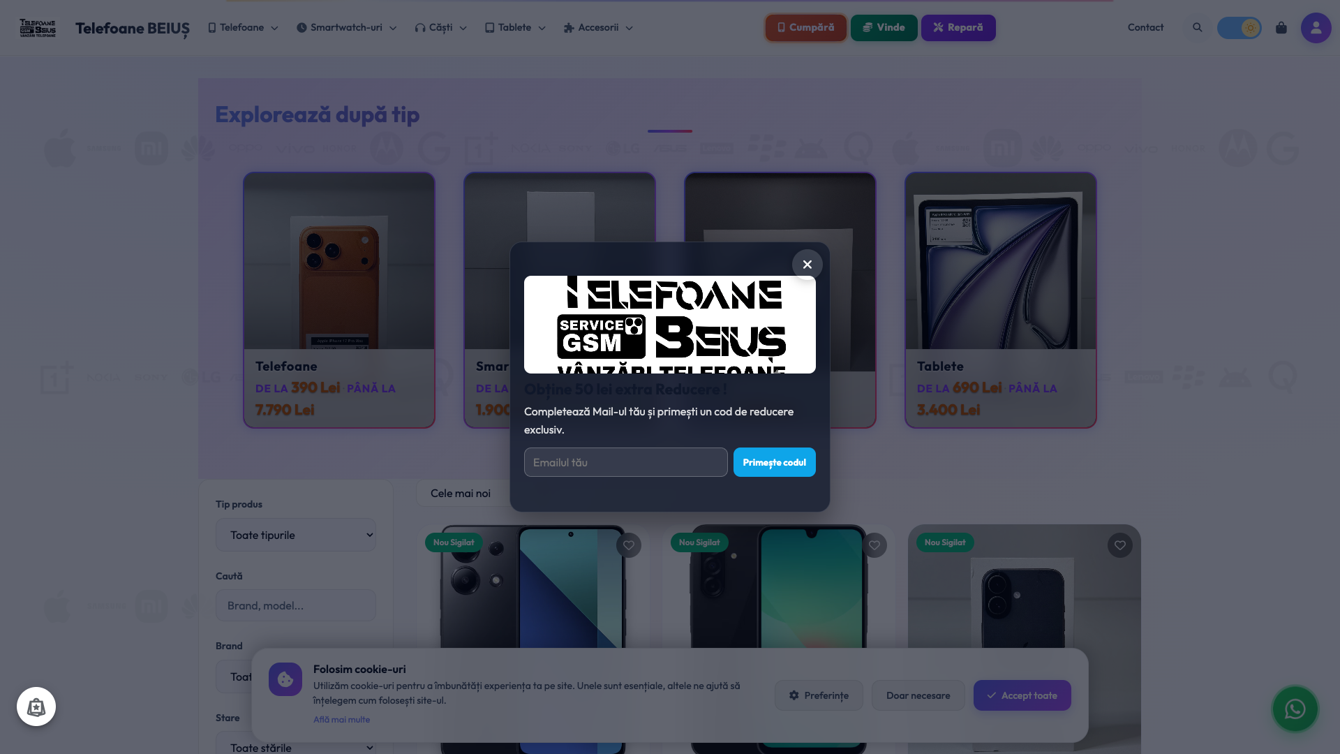 Captură ecran Telefoane Beiuș — imagine 3