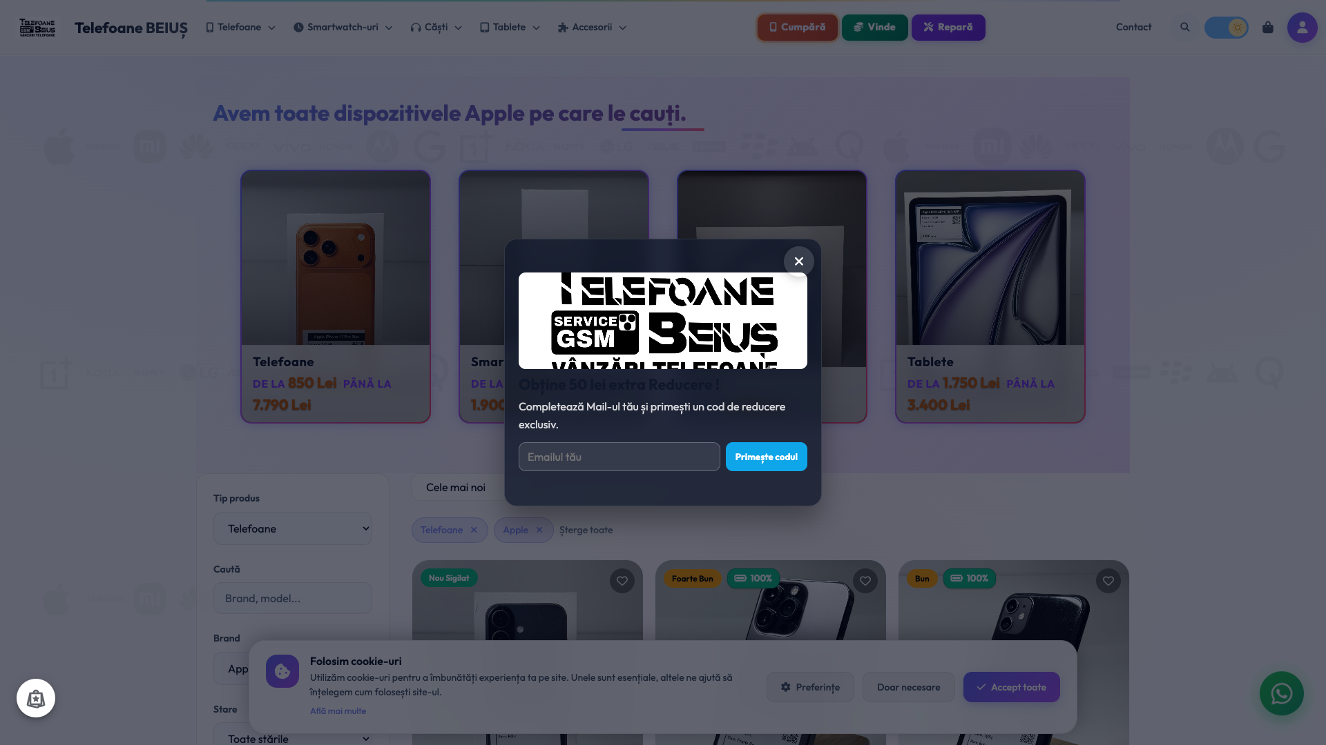 Captură ecran Telefoane Beiuș — imagine 4