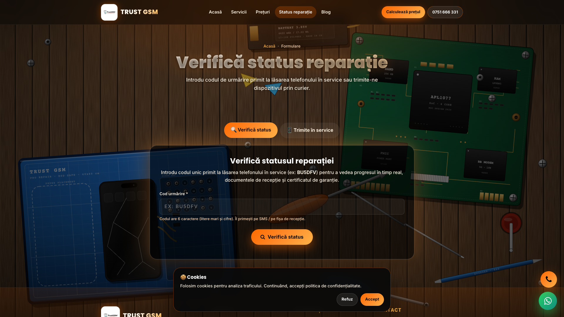 Captură ecran TRUST GSM Timișoara — imagine 4
