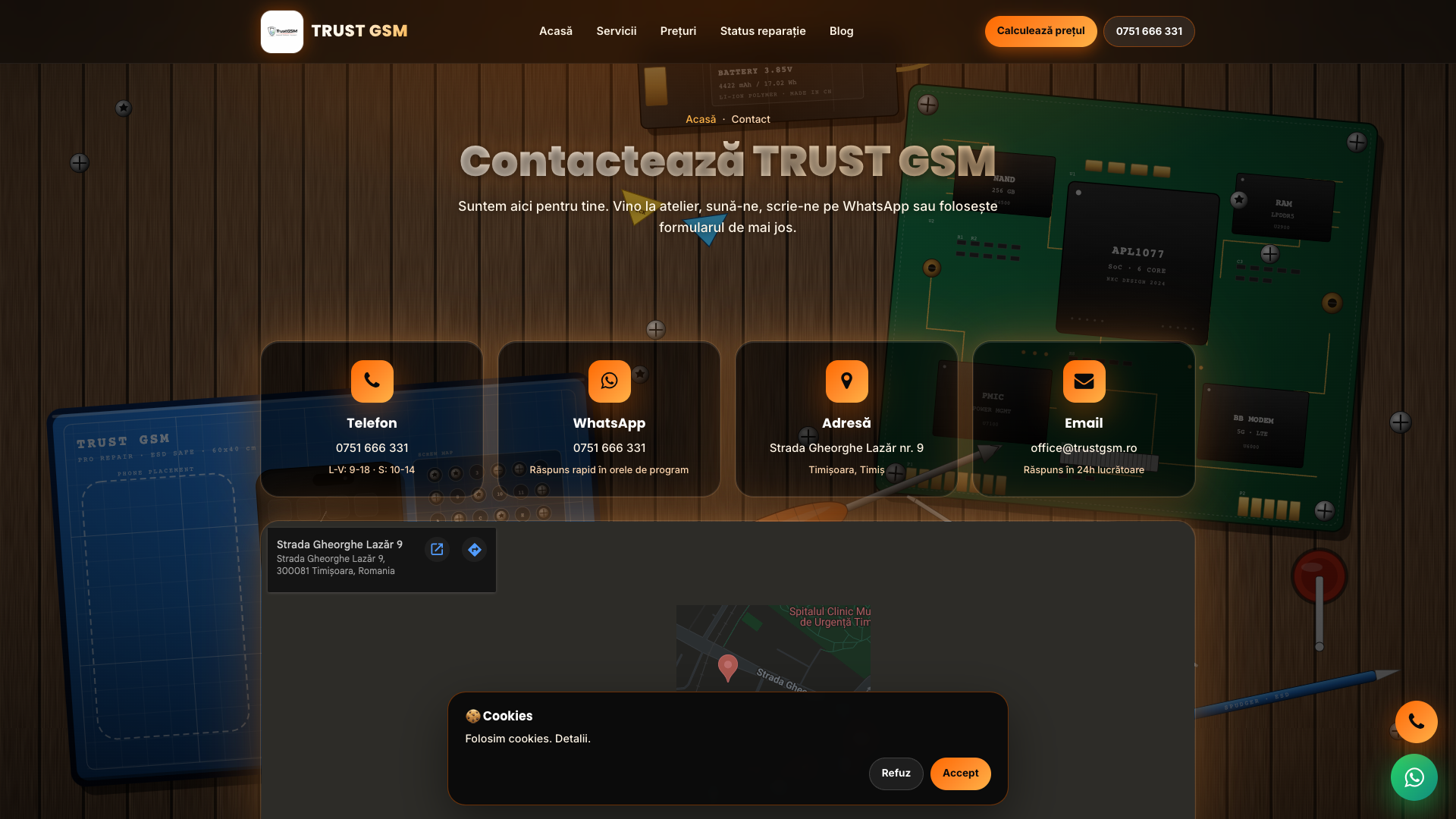 Captură ecran TRUST GSM Timișoara — imagine 5