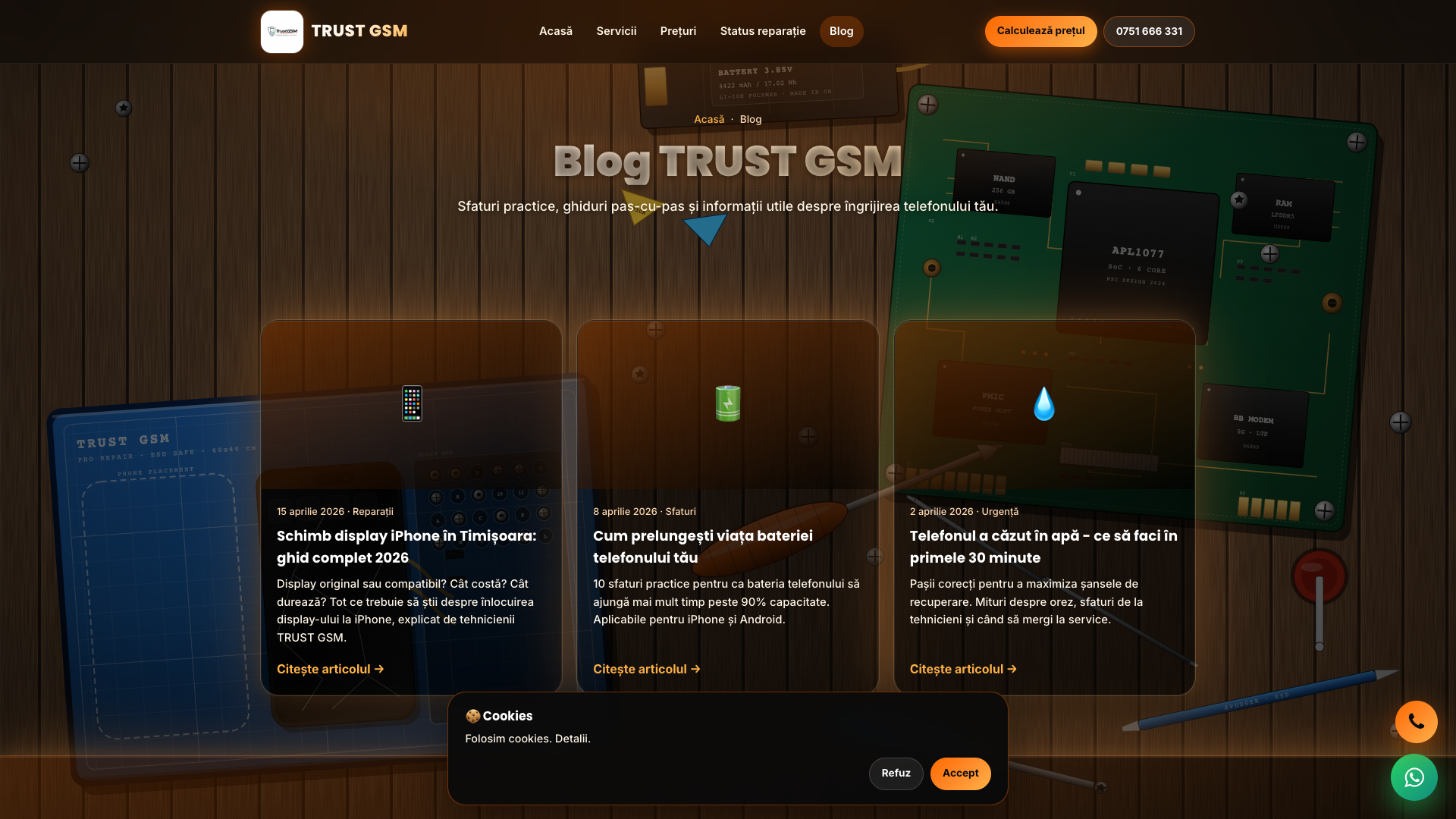 Captură ecran TRUST GSM Timișoara — imagine 6