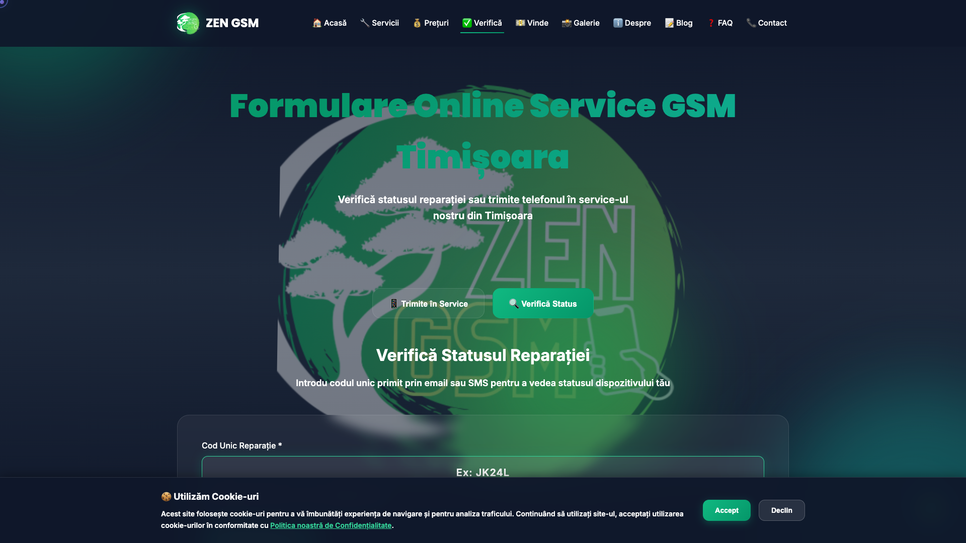 Captură ecran Zen GSM — imagine 4