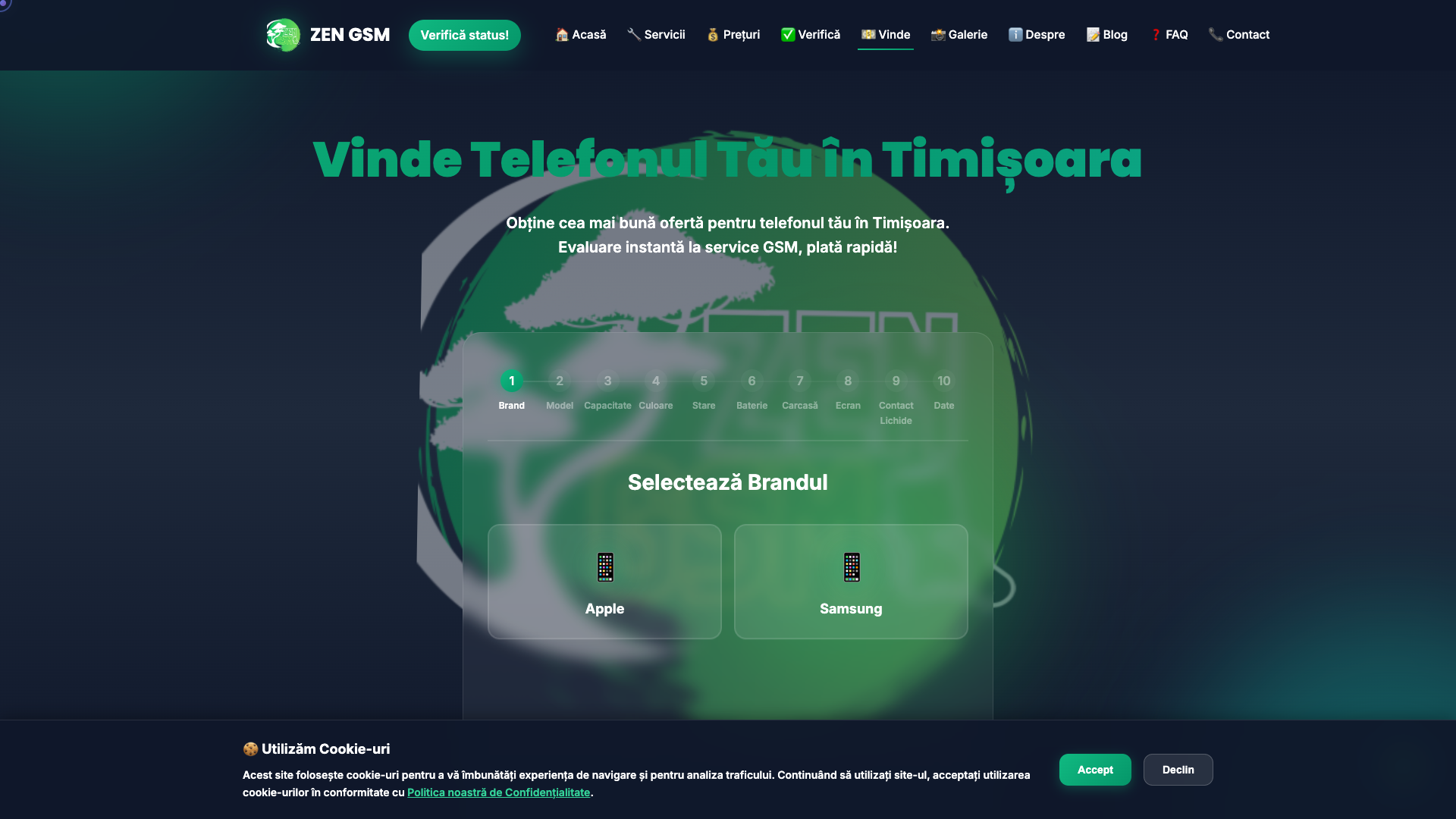 Captură ecran Zen GSM — imagine 5