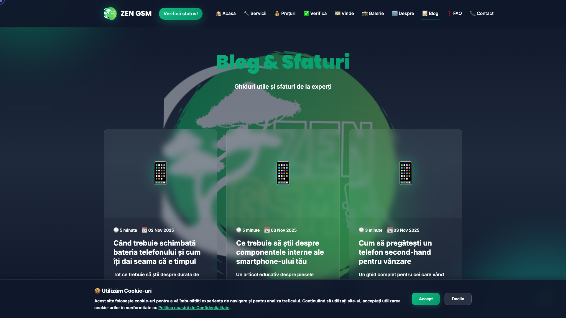 Captură ecran Zen GSM — imagine 8